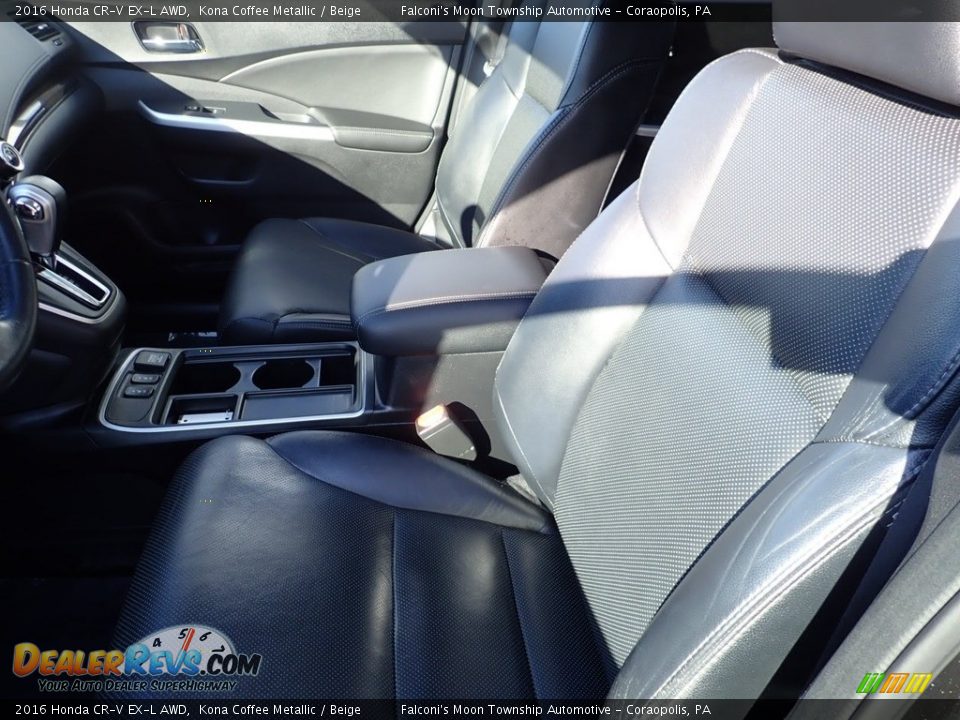 2016 Honda CR-V EX-L AWD Kona Coffee Metallic / Beige Photo #15