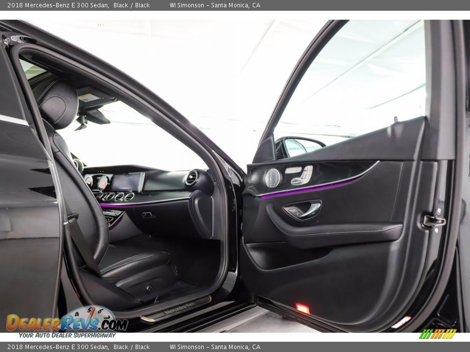 2018 Mercedes-Benz E 300 Sedan Black / Black Photo #31