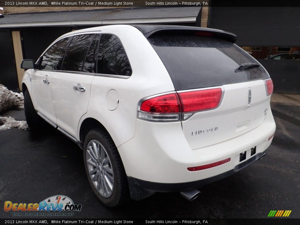 2013 Lincoln MKX AWD White Platinum Tri-Coat / Medium Light Stone Photo #2