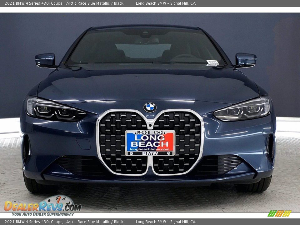 2021 BMW 4 Series 430i Coupe Arctic Race Blue Metallic / Black Photo #2