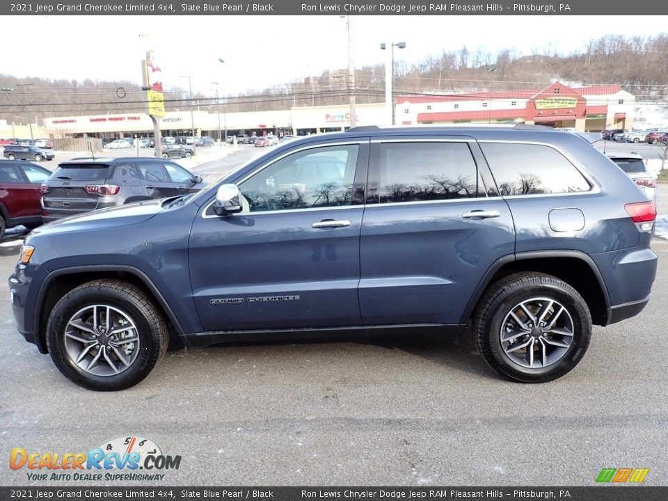 2021 Jeep Grand Cherokee Limited 4x4 Slate Blue Pearl / Black Photo #2