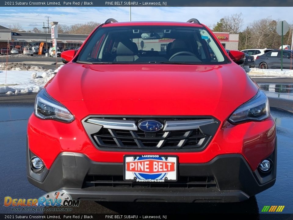 2021 Subaru Crosstrek Limited Pure Red / Black Photo #3