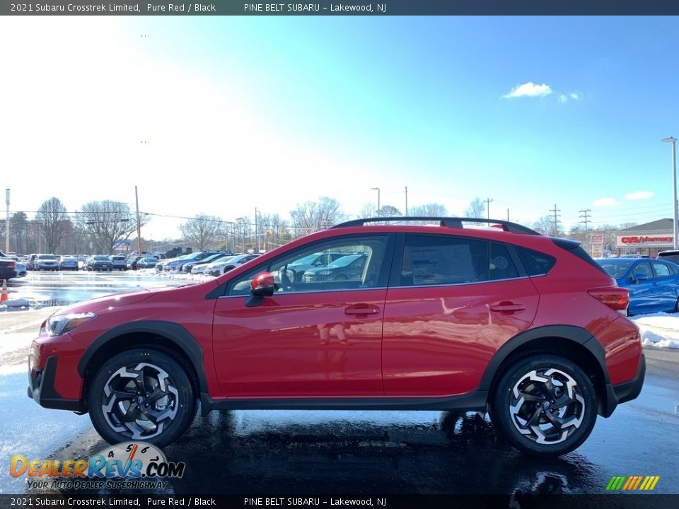 2021 Subaru Crosstrek Limited Pure Red / Black Photo #4