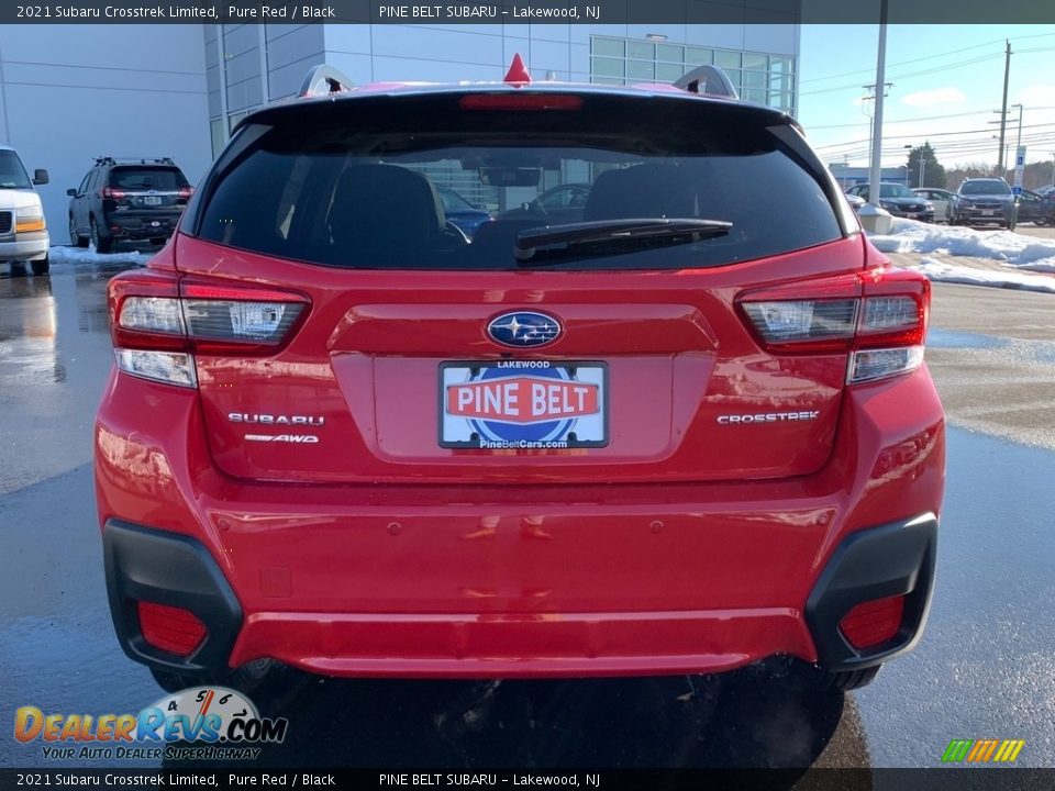 2021 Subaru Crosstrek Limited Pure Red / Black Photo #7