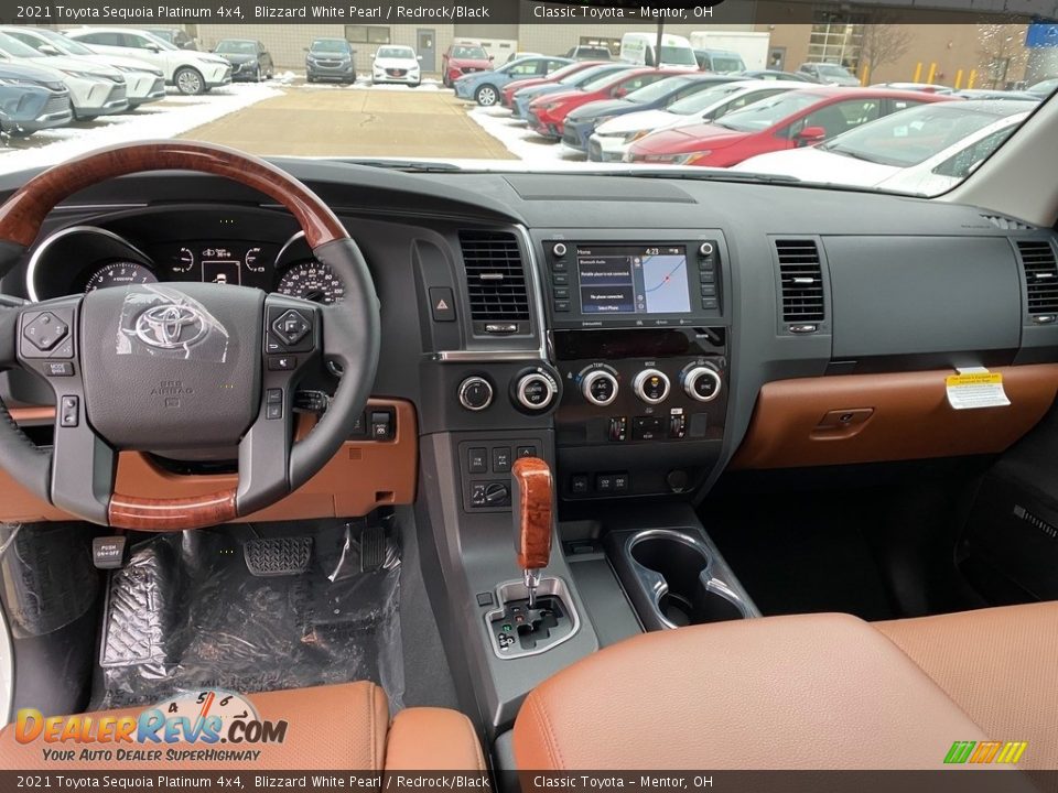 Redrock/Black Interior - 2021 Toyota Sequoia Platinum 4x4 Photo #4