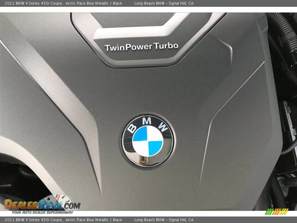 2021 BMW 4 Series 430i Coupe Arctic Race Blue Metallic / Black Photo #11