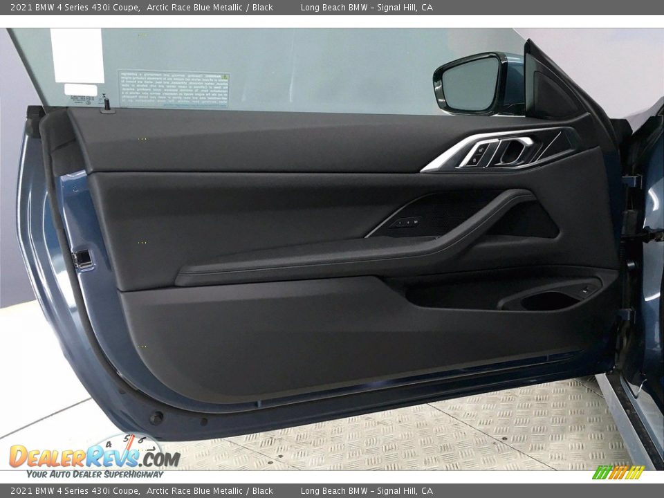 2021 BMW 4 Series 430i Coupe Arctic Race Blue Metallic / Black Photo #14