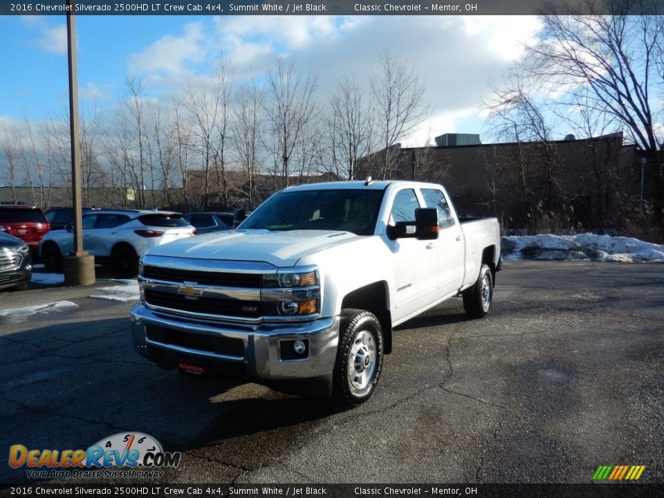 2016 Chevrolet Silverado 2500HD LT Crew Cab 4x4 Summit White / Jet Black Photo #1