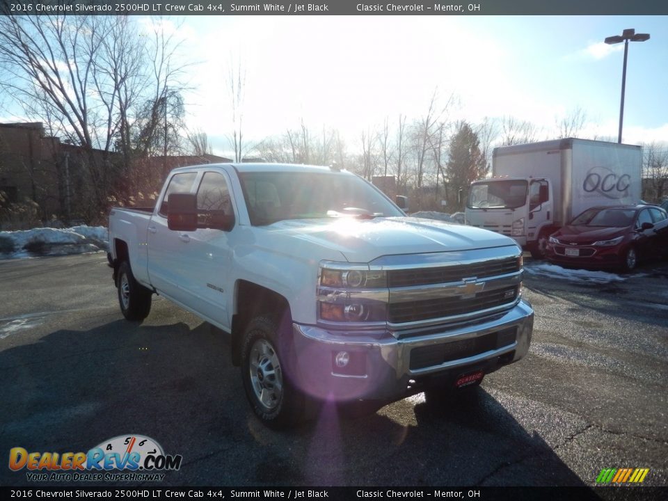 2016 Chevrolet Silverado 2500HD LT Crew Cab 4x4 Summit White / Jet Black Photo #2