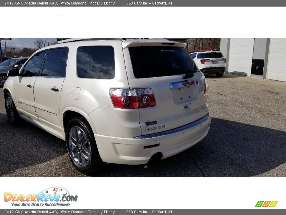 2012 GMC Acadia Denali AWD White Diamond Tricoat / Ebony Photo #5