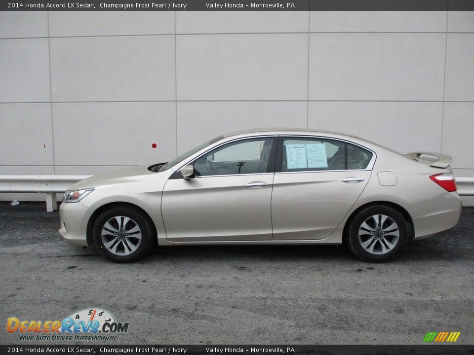 2014 Honda Accord LX Sedan Champagne Frost Pearl / Ivory Photo #2