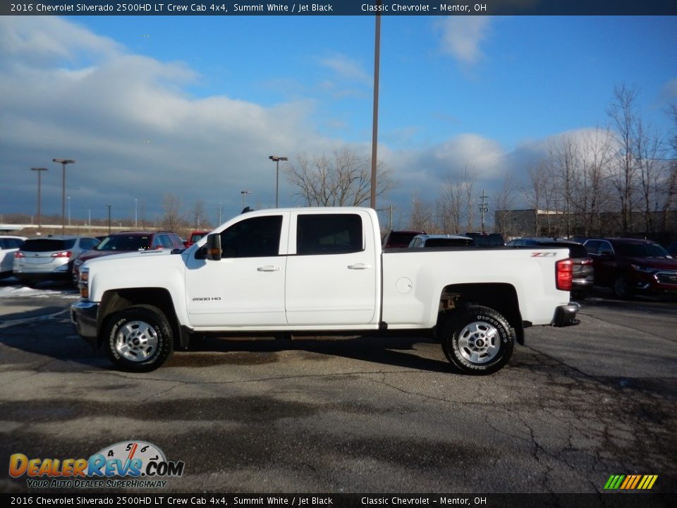 2016 Chevrolet Silverado 2500HD LT Crew Cab 4x4 Summit White / Jet Black Photo #8