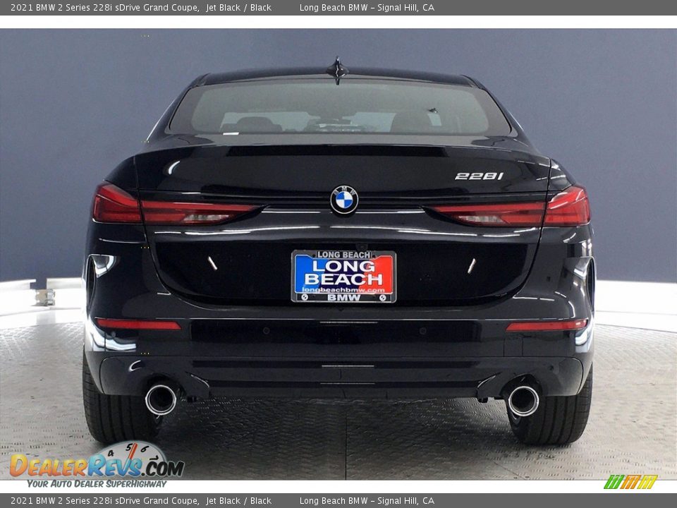 2021 BMW 2 Series 228i sDrive Grand Coupe Jet Black / Black Photo #4