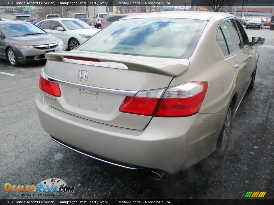 2014 Honda Accord LX Sedan Champagne Frost Pearl / Ivory Photo #5