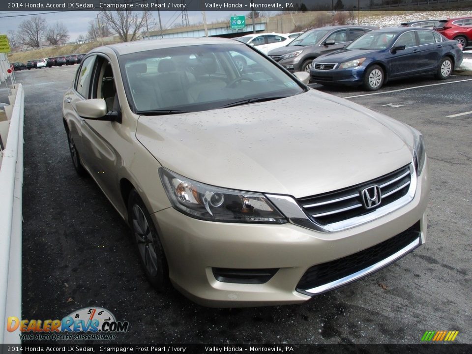 2014 Honda Accord LX Sedan Champagne Frost Pearl / Ivory Photo #7