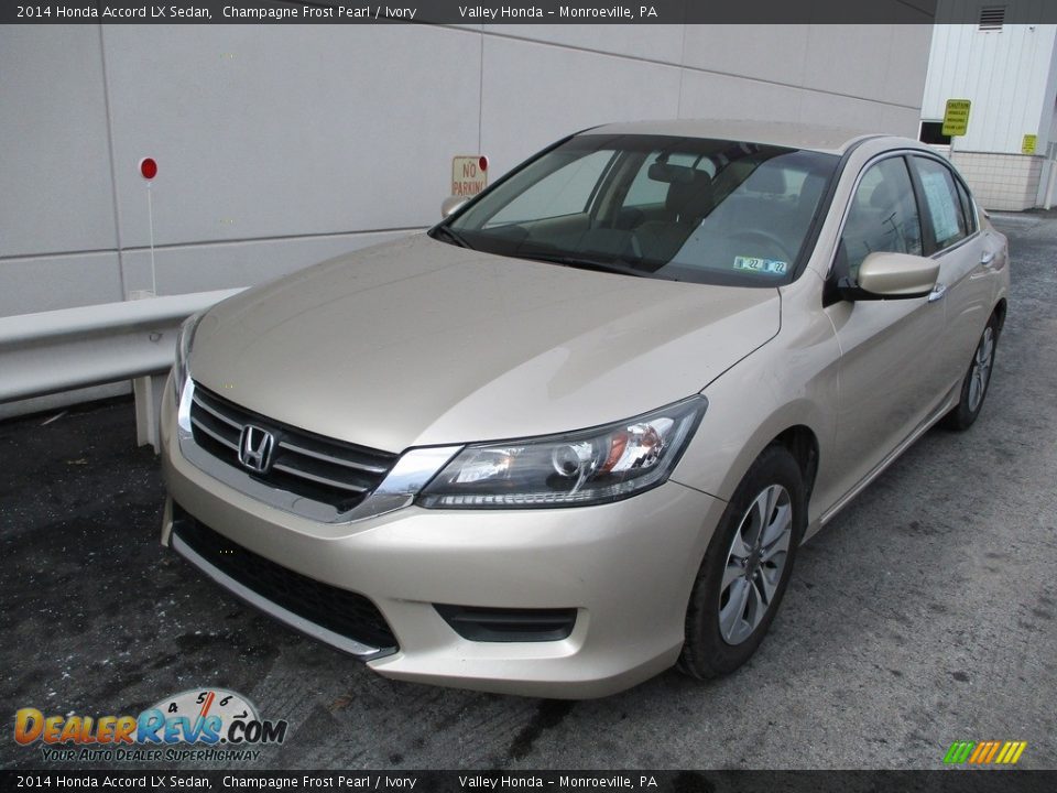 2014 Honda Accord LX Sedan Champagne Frost Pearl / Ivory Photo #9