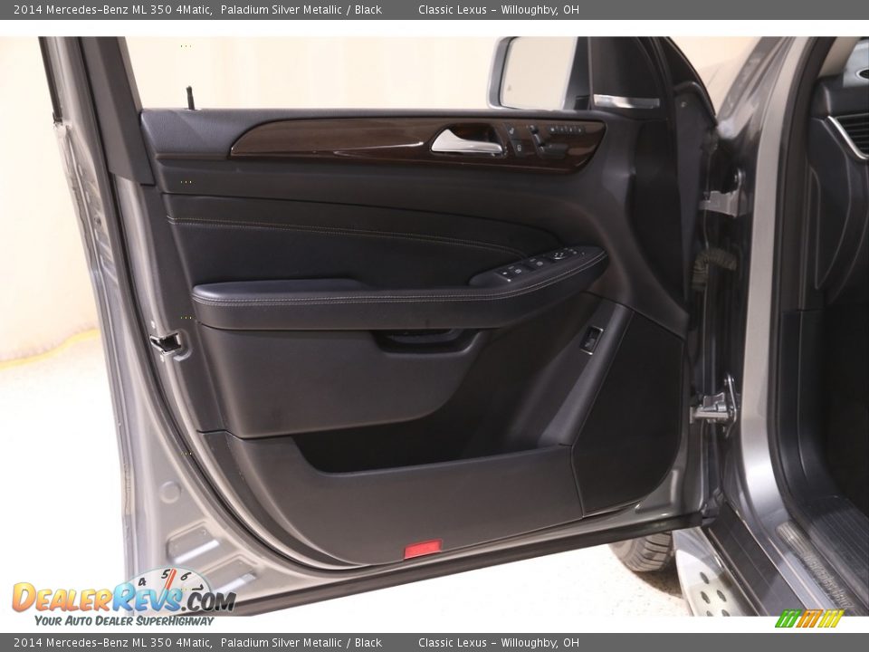 2014 Mercedes-Benz ML 350 4Matic Paladium Silver Metallic / Black Photo #4