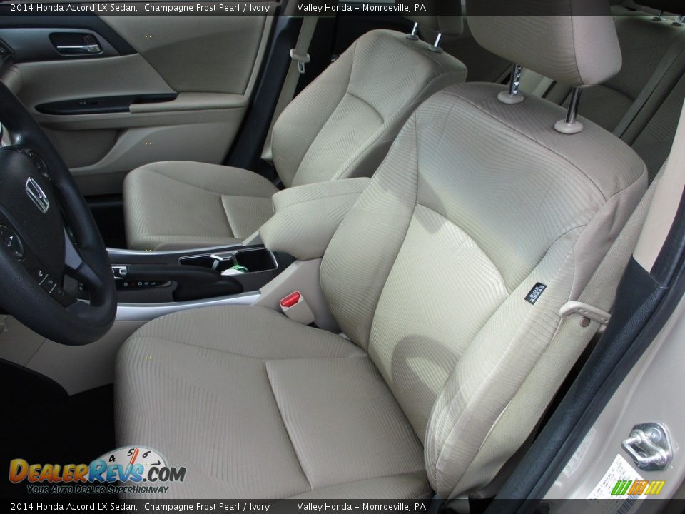 2014 Honda Accord LX Sedan Champagne Frost Pearl / Ivory Photo #11