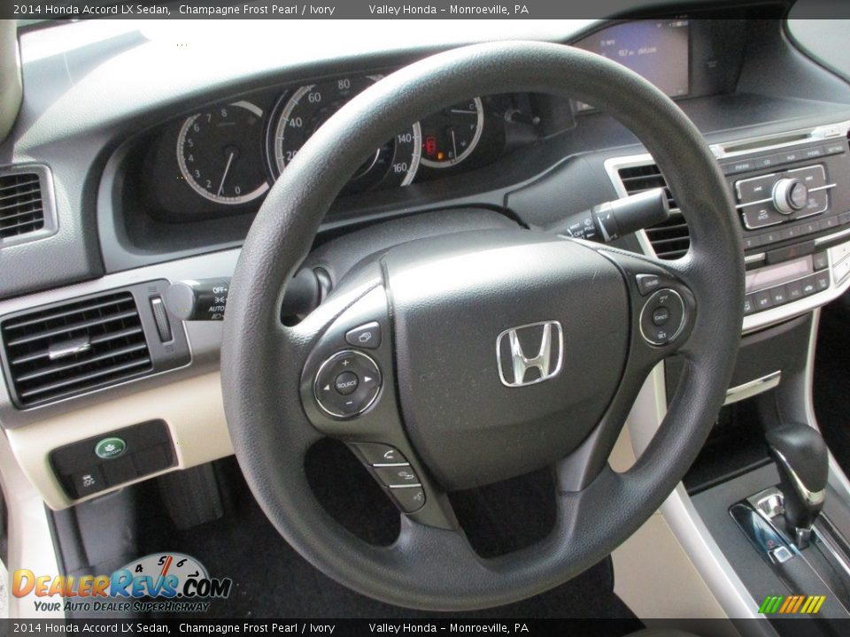 2014 Honda Accord LX Sedan Champagne Frost Pearl / Ivory Photo #13