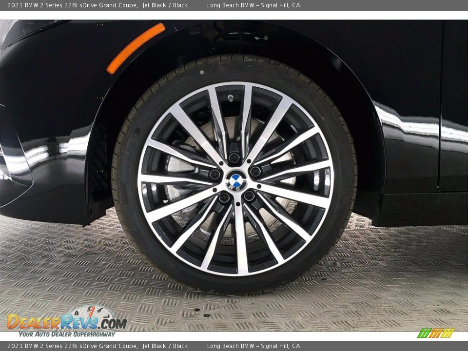 2021 BMW 2 Series 228i sDrive Grand Coupe Jet Black / Black Photo #13