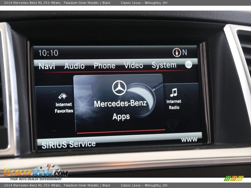 2014 Mercedes-Benz ML 350 4Matic Paladium Silver Metallic / Black Photo #14