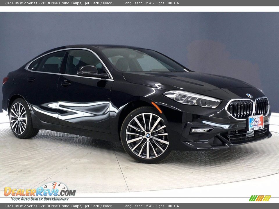 2021 BMW 2 Series 228i sDrive Grand Coupe Jet Black / Black Photo #19