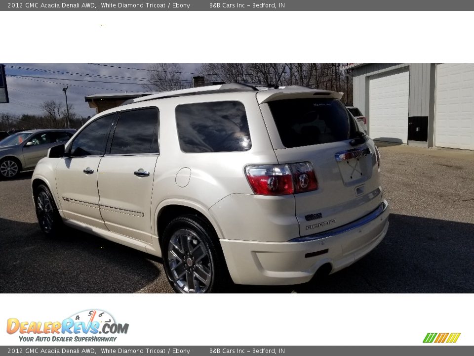 2012 GMC Acadia Denali AWD White Diamond Tricoat / Ebony Photo #29