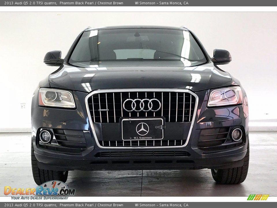 2013 Audi Q5 2.0 TFSI quattro Phantom Black Pearl / Chestnut Brown Photo #2