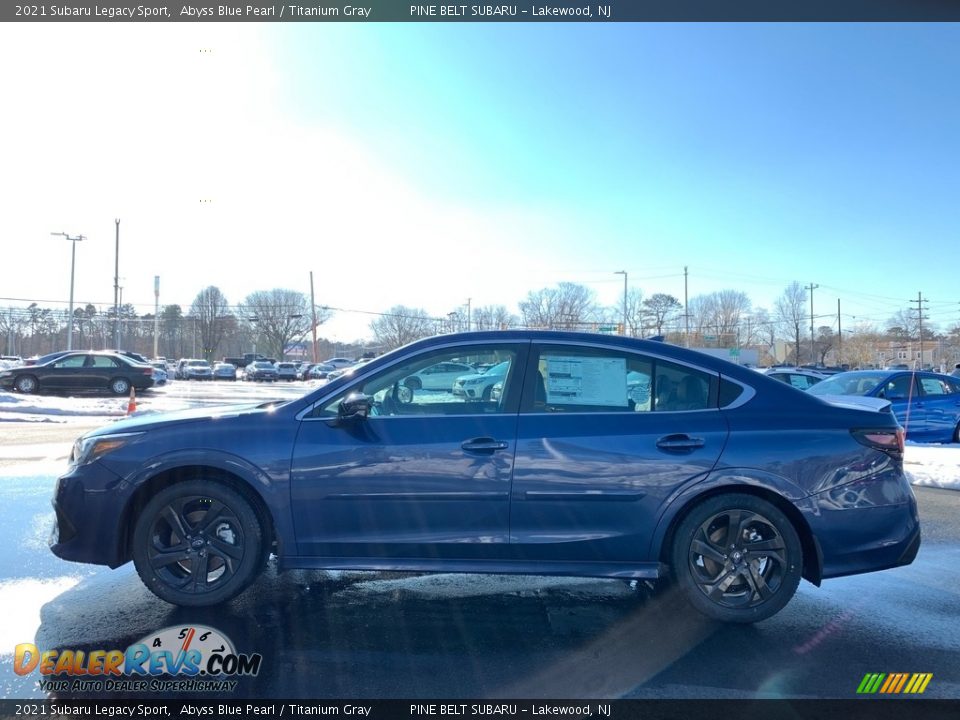 2021 Subaru Legacy Sport Abyss Blue Pearl / Titanium Gray Photo #4