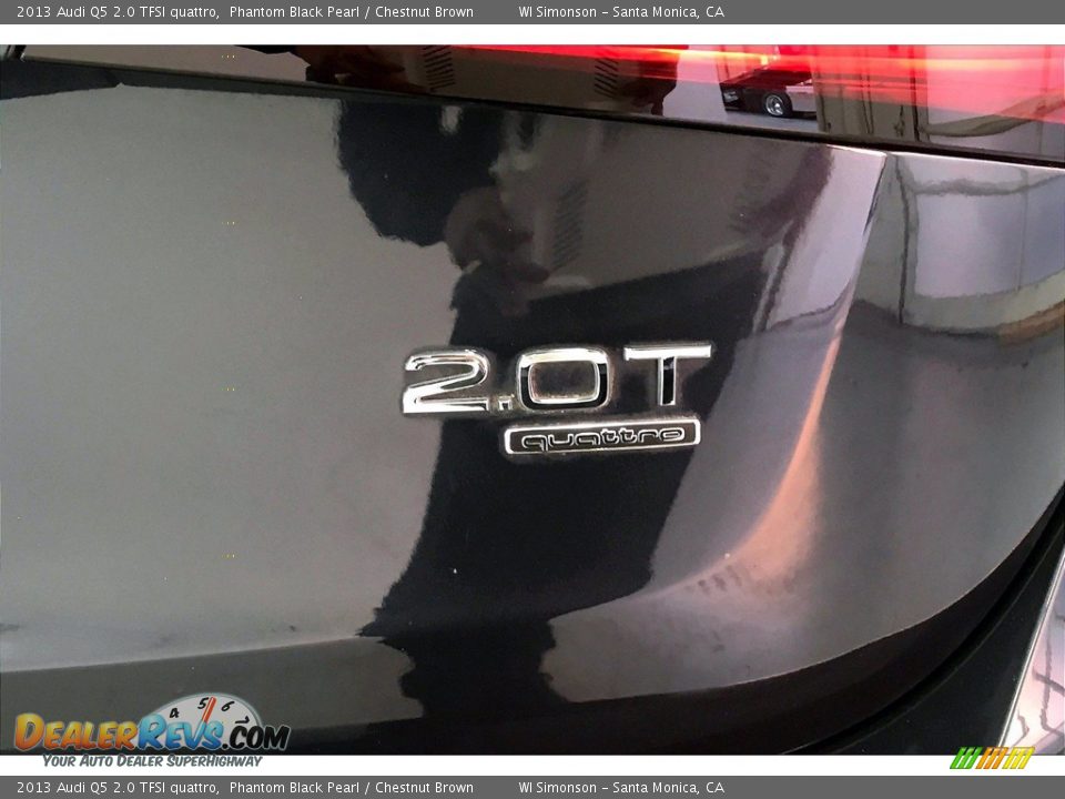 2013 Audi Q5 2.0 TFSI quattro Phantom Black Pearl / Chestnut Brown Photo #7
