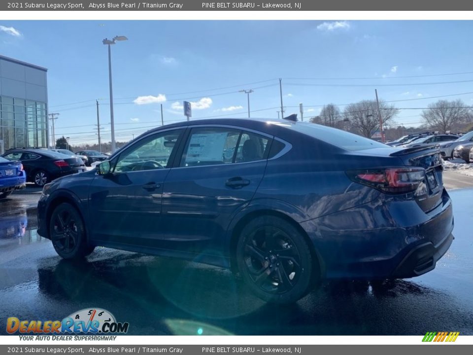 2021 Subaru Legacy Sport Abyss Blue Pearl / Titanium Gray Photo #6