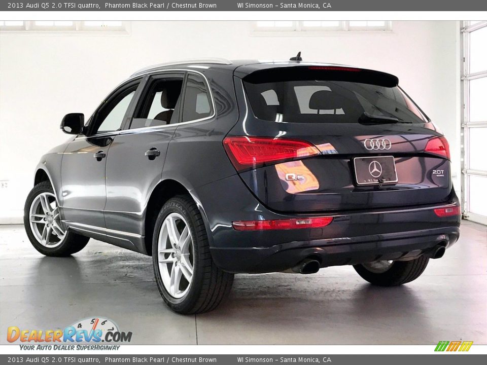 2013 Audi Q5 2.0 TFSI quattro Phantom Black Pearl / Chestnut Brown Photo #10