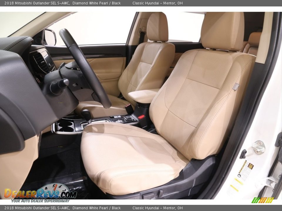 2018 Mitsubishi Outlander SEL S-AWC Diamond White Pearl / Black Photo #5