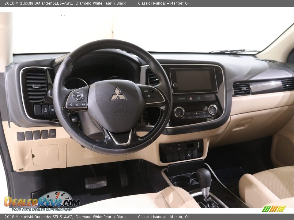 2018 Mitsubishi Outlander SEL S-AWC Diamond White Pearl / Black Photo #6