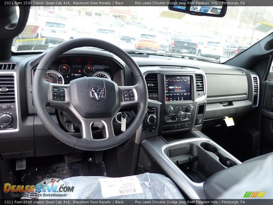 2021 Ram 1500 Classic Quad Cab 4x4 Maximum Steel Metallic / Black Photo #12