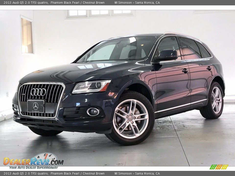 2013 Audi Q5 2.0 TFSI quattro Phantom Black Pearl / Chestnut Brown Photo #12