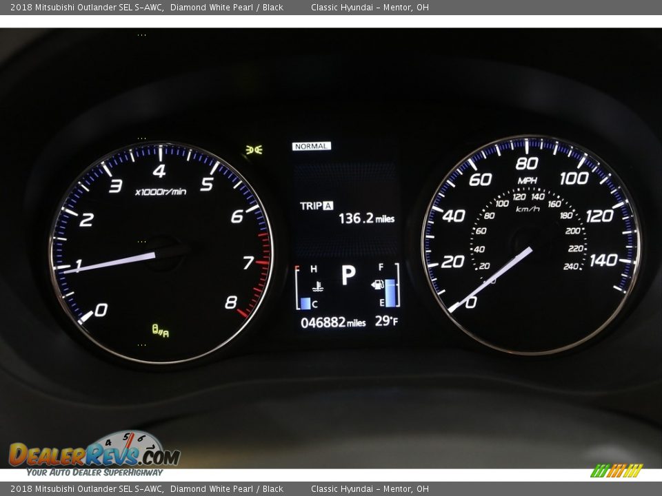 2018 Mitsubishi Outlander SEL S-AWC Diamond White Pearl / Black Photo #8