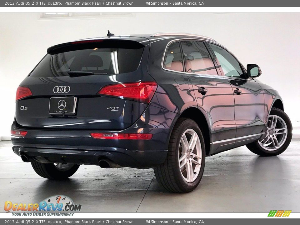 2013 Audi Q5 2.0 TFSI quattro Phantom Black Pearl / Chestnut Brown Photo #13