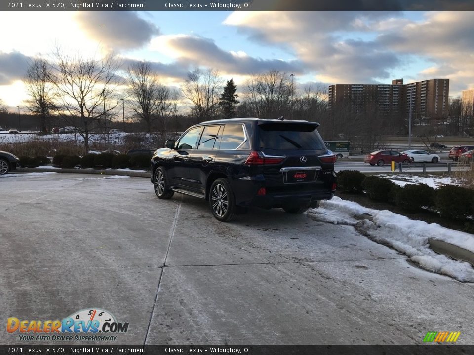 2021 Lexus LX 570 Nightfall Mica / Parchment Photo #4