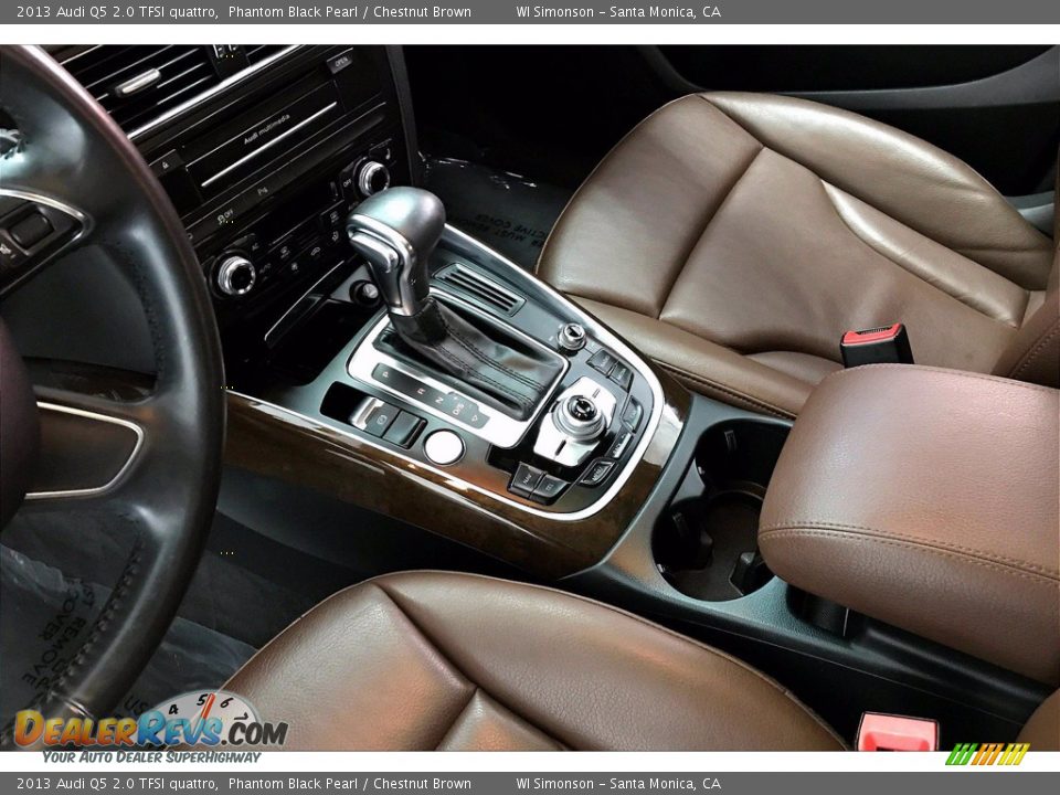 2013 Audi Q5 2.0 TFSI quattro Phantom Black Pearl / Chestnut Brown Photo #17