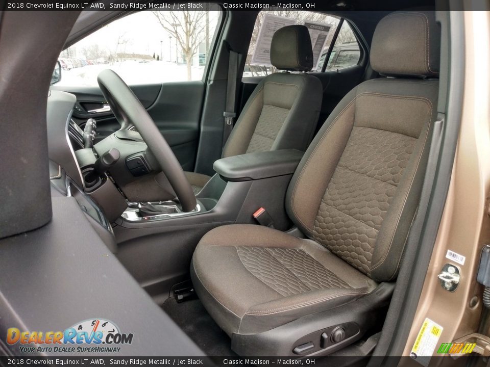 2018 Chevrolet Equinox LT AWD Sandy Ridge Metallic / Jet Black Photo #2