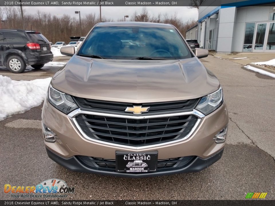 2018 Chevrolet Equinox LT AWD Sandy Ridge Metallic / Jet Black Photo #4