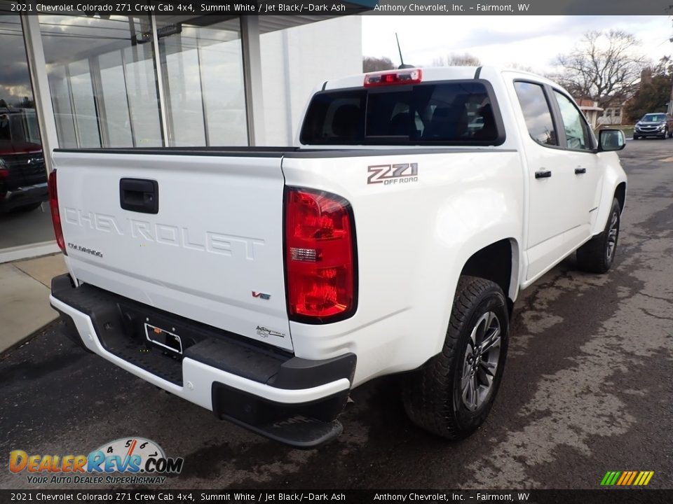 2021 Chevrolet Colorado Z71 Crew Cab 4x4 Summit White / Jet Black/­Dark Ash Photo #3