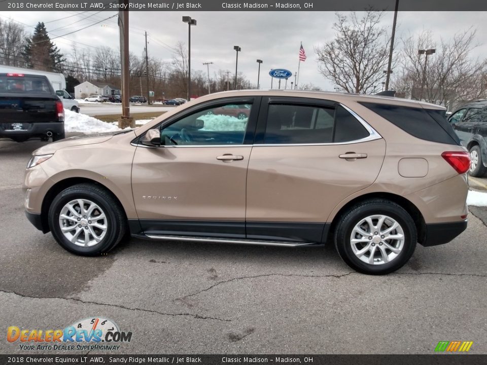 2018 Chevrolet Equinox LT AWD Sandy Ridge Metallic / Jet Black Photo #5