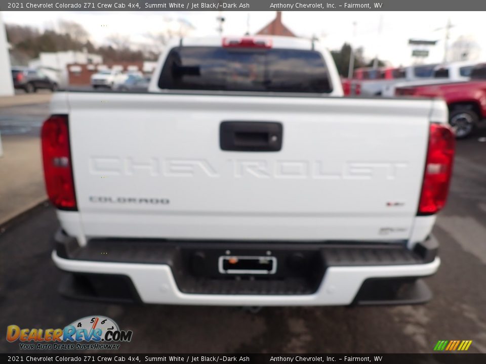 2021 Chevrolet Colorado Z71 Crew Cab 4x4 Summit White / Jet Black/­Dark Ash Photo #4