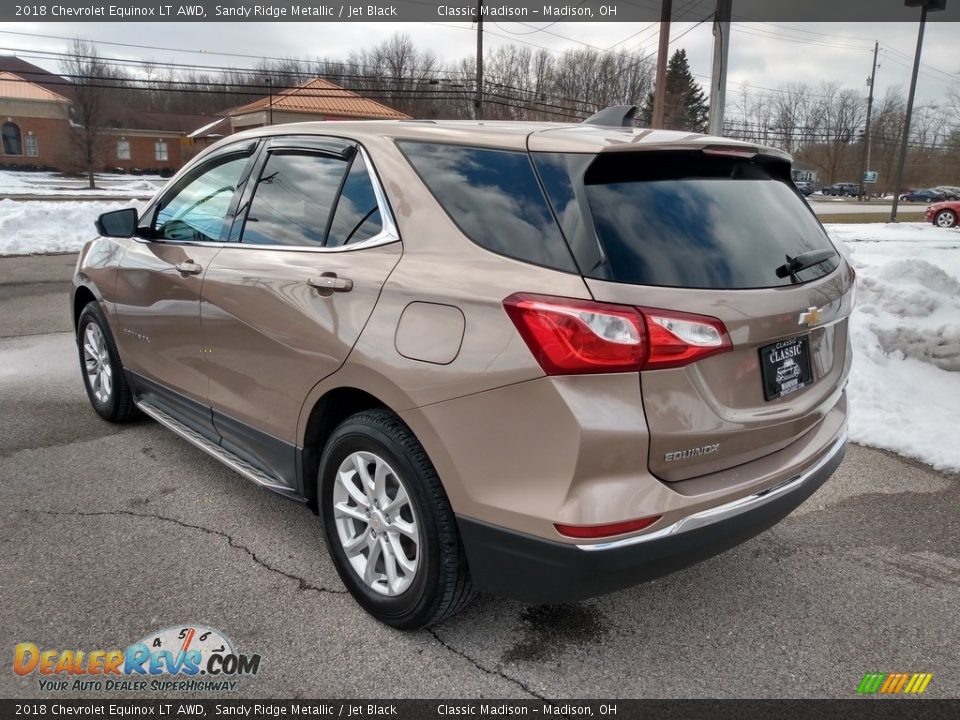 2018 Chevrolet Equinox LT AWD Sandy Ridge Metallic / Jet Black Photo #6
