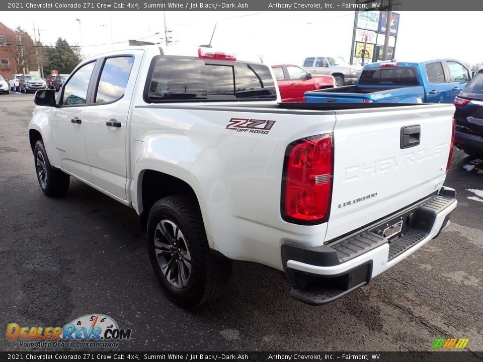 2021 Chevrolet Colorado Z71 Crew Cab 4x4 Summit White / Jet Black/­Dark Ash Photo #5