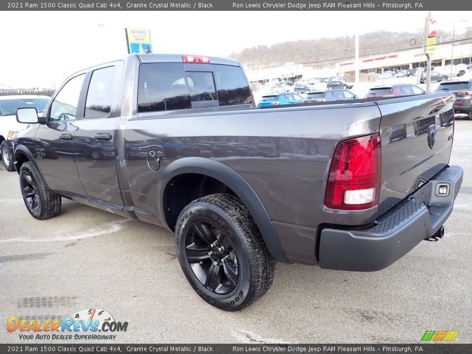 2021 Ram 1500 Classic Quad Cab 4x4 Granite Crystal Metallic / Black Photo #3