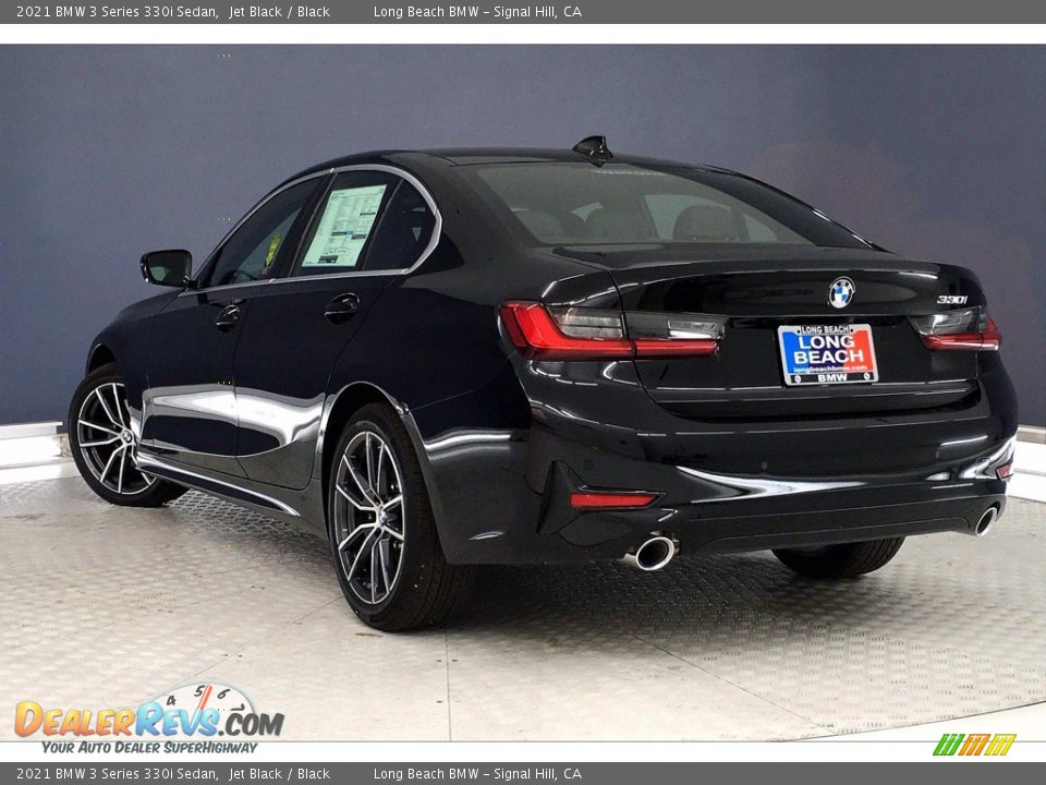 2021 BMW 3 Series 330i Sedan Jet Black / Black Photo #3