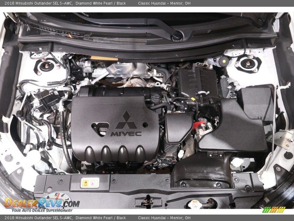 2018 Mitsubishi Outlander SEL S-AWC Diamond White Pearl / Black Photo #22